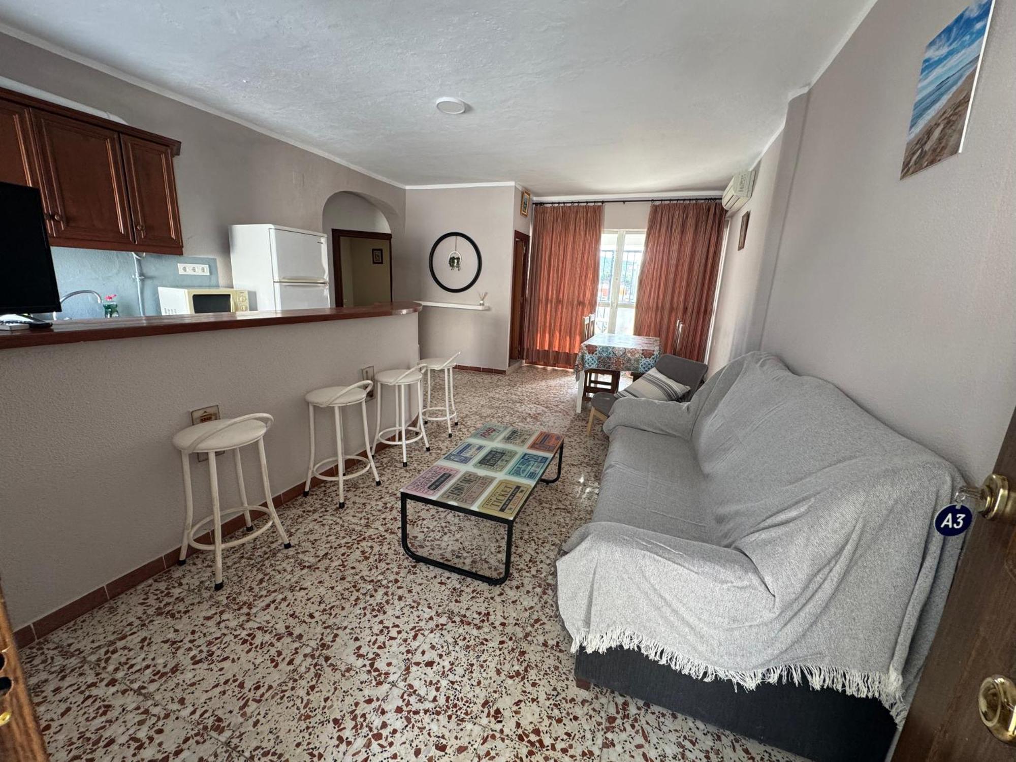 Hostal Miramar Los Canos De Meca Bagian luar foto